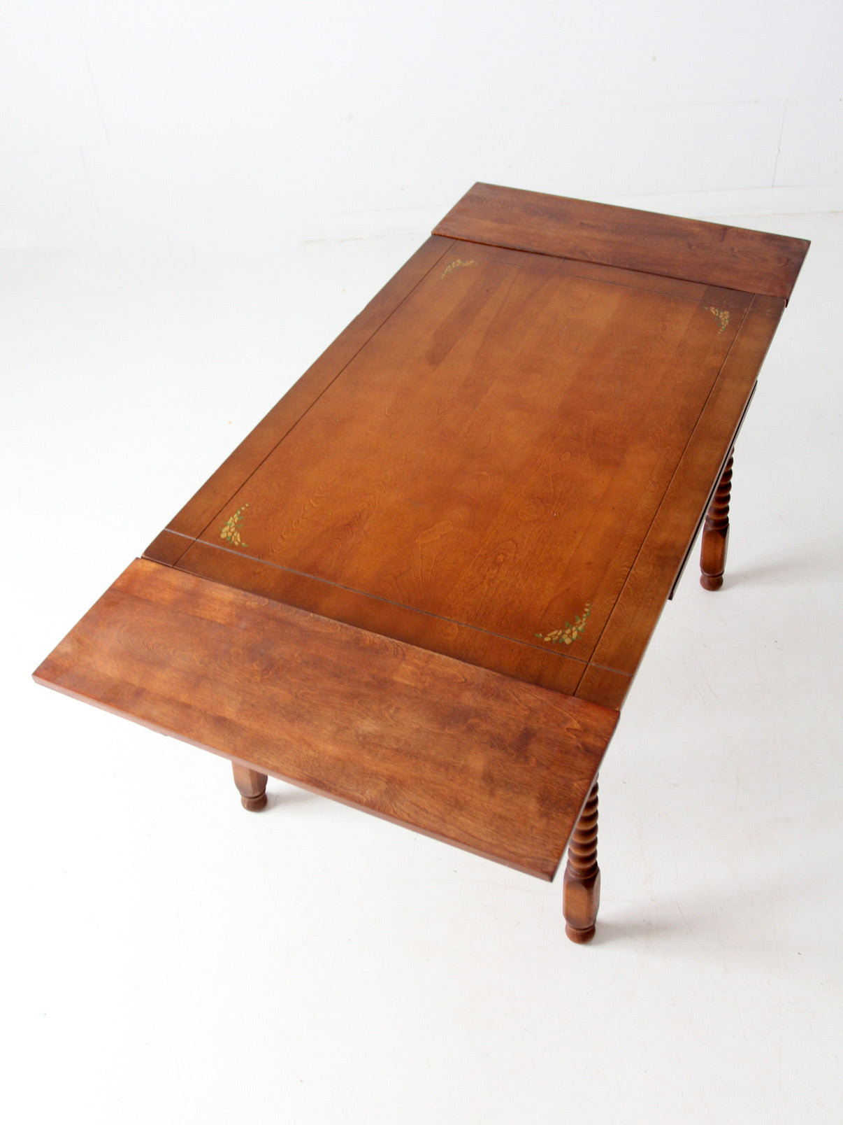 vintage 1940s kitchen table with slide out extensions