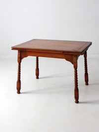 vintage 1940s kitchen table with slide out extensions