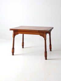 vintage 1940s kitchen table with slide out extensions