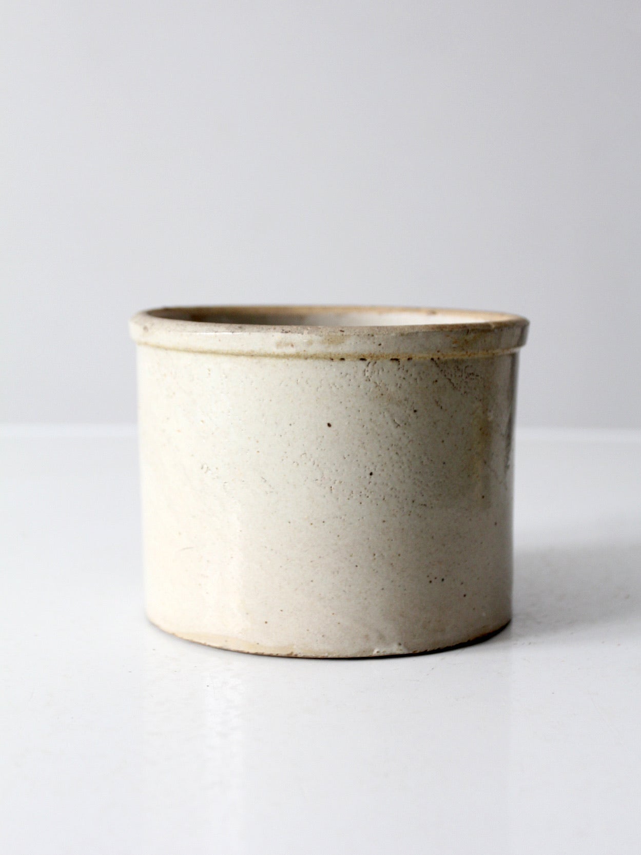 antique American stoneware crock