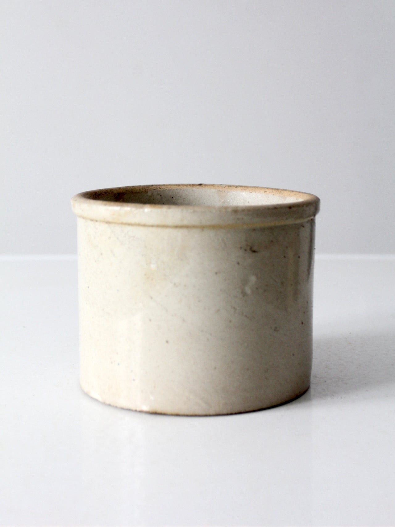 antique American stoneware crock