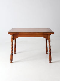 vintage 1940s kitchen table with slide out extensions