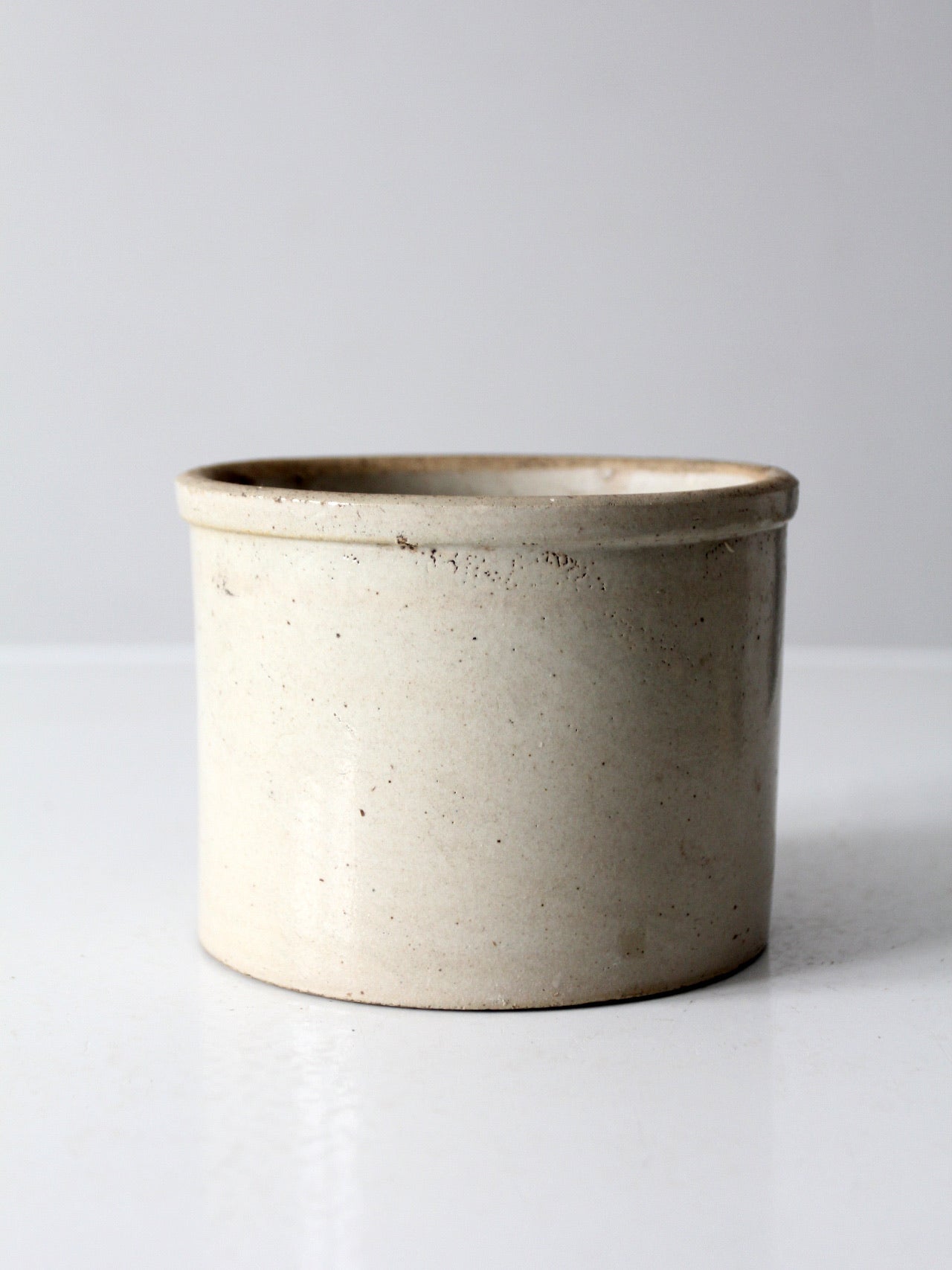 antique American stoneware crock