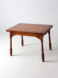 vintage 1940s kitchen table with slide out extensions