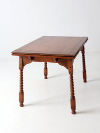 vintage 1940s kitchen table with slide out extensions