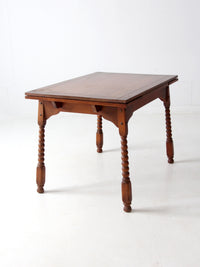 vintage 1940s kitchen table with slide out extensions