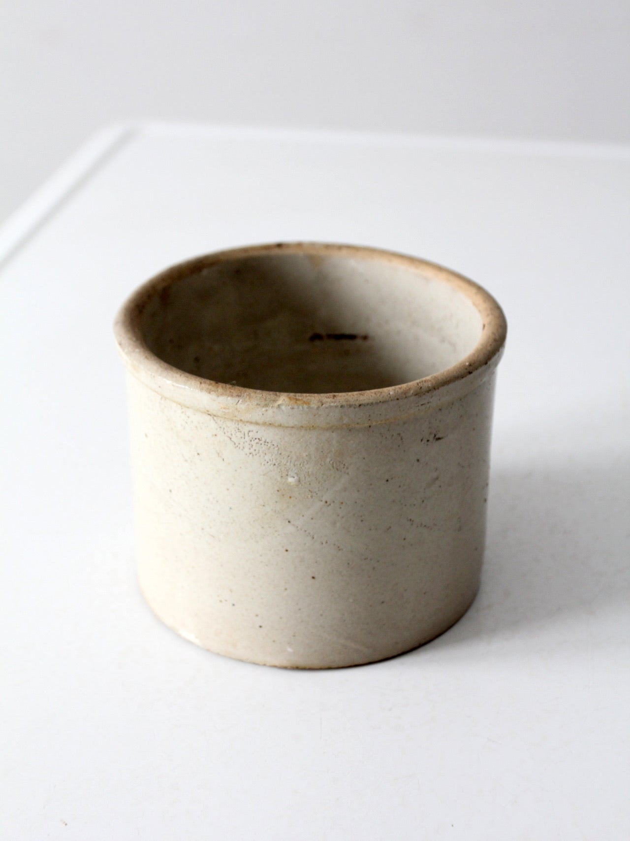 antique American stoneware crock
