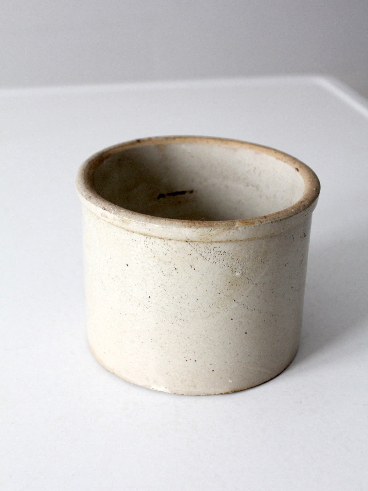 antique American stoneware crock