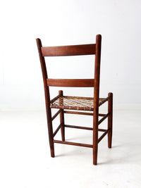 antique rawhide primitive chair