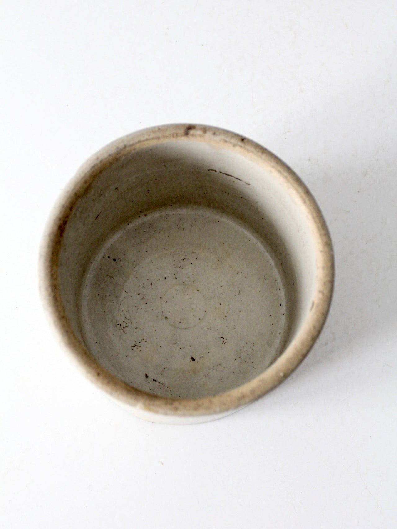 antique American stoneware crock