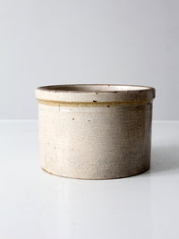 antique MacComb Stoneware crock