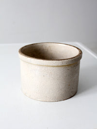 antique MacComb Stoneware crock