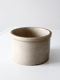 antique MacComb Stoneware crock
