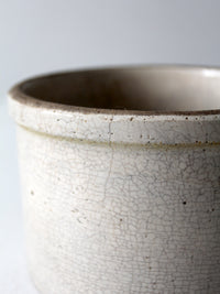 antique MacComb Stoneware crock