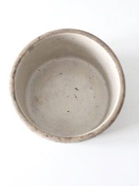 antique MacComb Stoneware crock