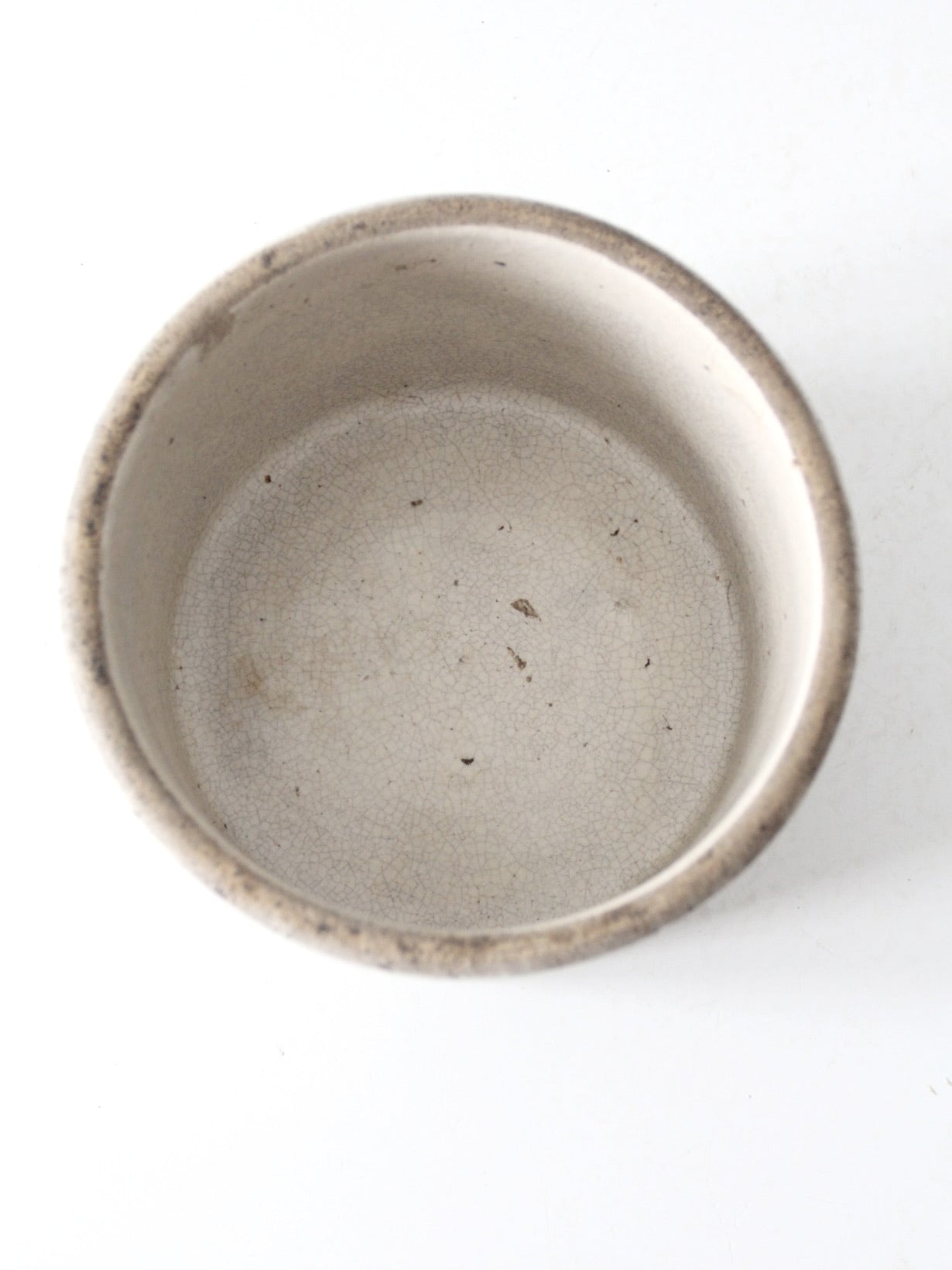 antique MacComb Stoneware crock