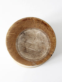 antique MacComb Stoneware crock