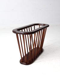 mid century modern magazine rack