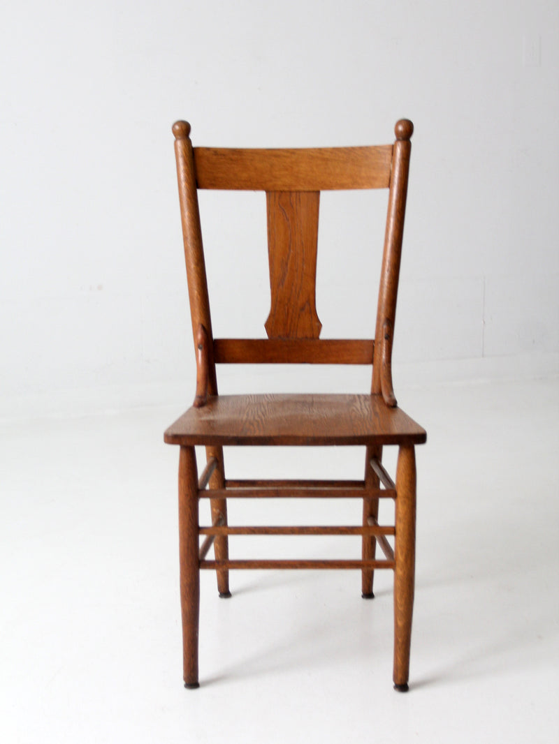antique splat back chair