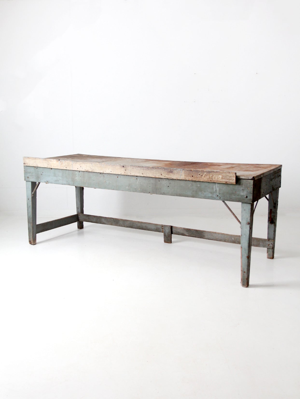 vintage industrial American work table