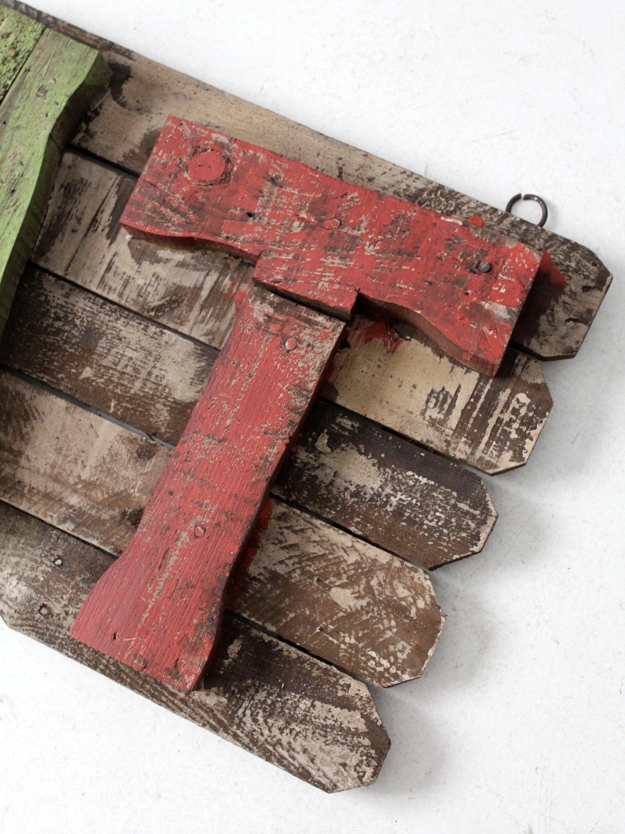 vintage rustic wood "EAT" sign