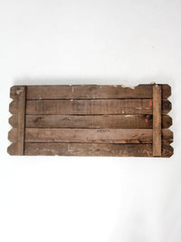 vintage rustic wood "EAT" sign