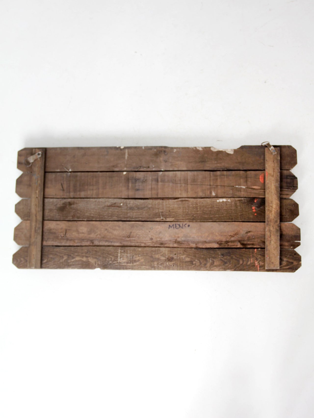 vintage rustic wood "EAT" sign