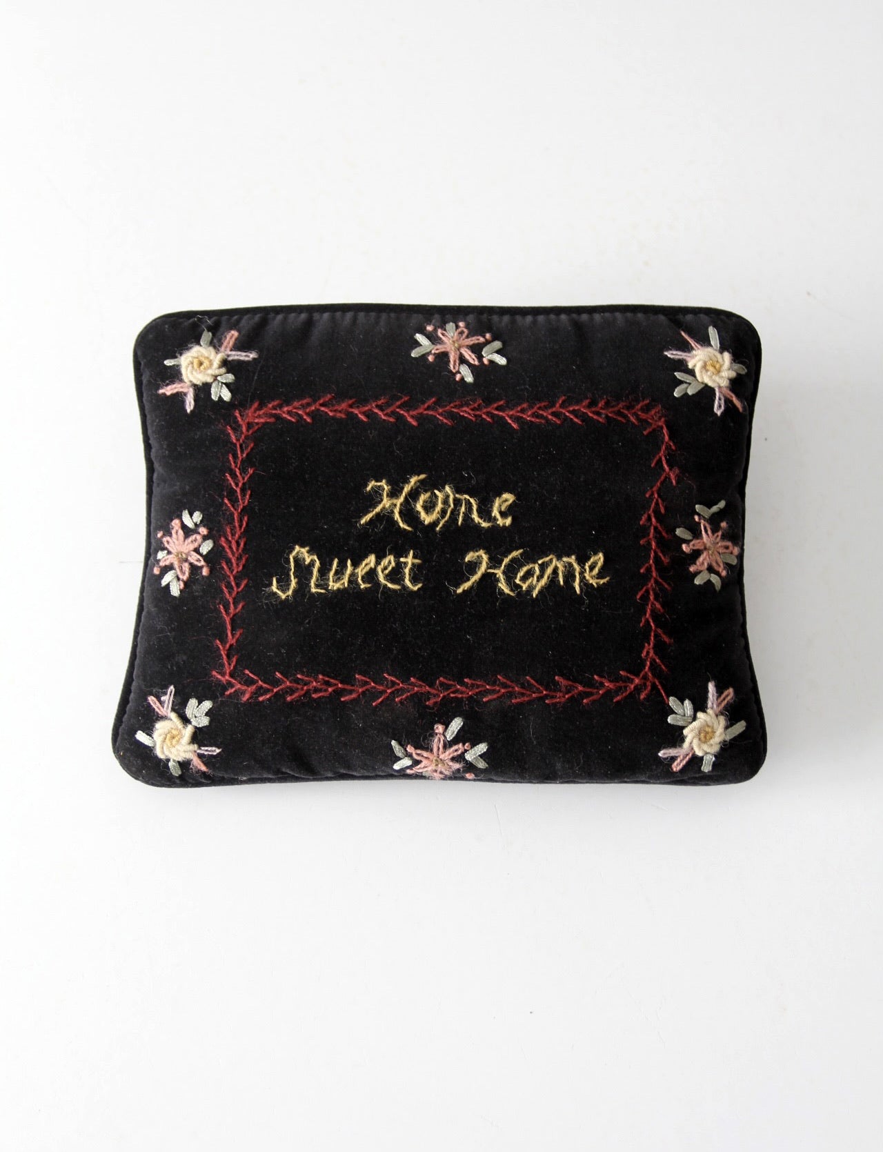 antique Home Sweet Home throw pillow