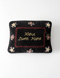 antique Home Sweet Home throw pillow
