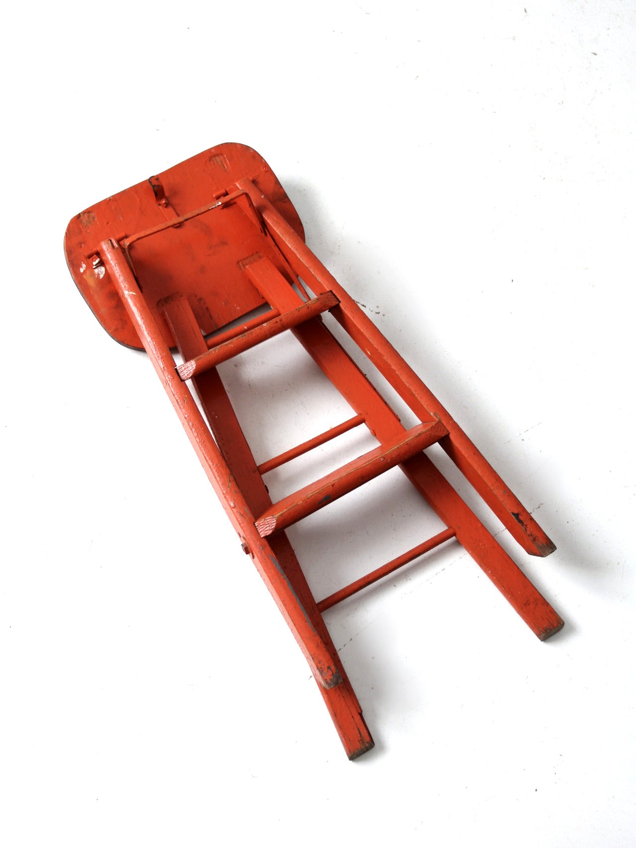 vintage wooden step ladder