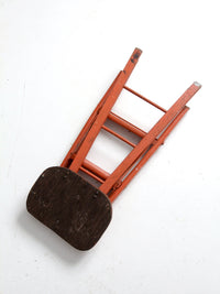vintage wooden step ladder
