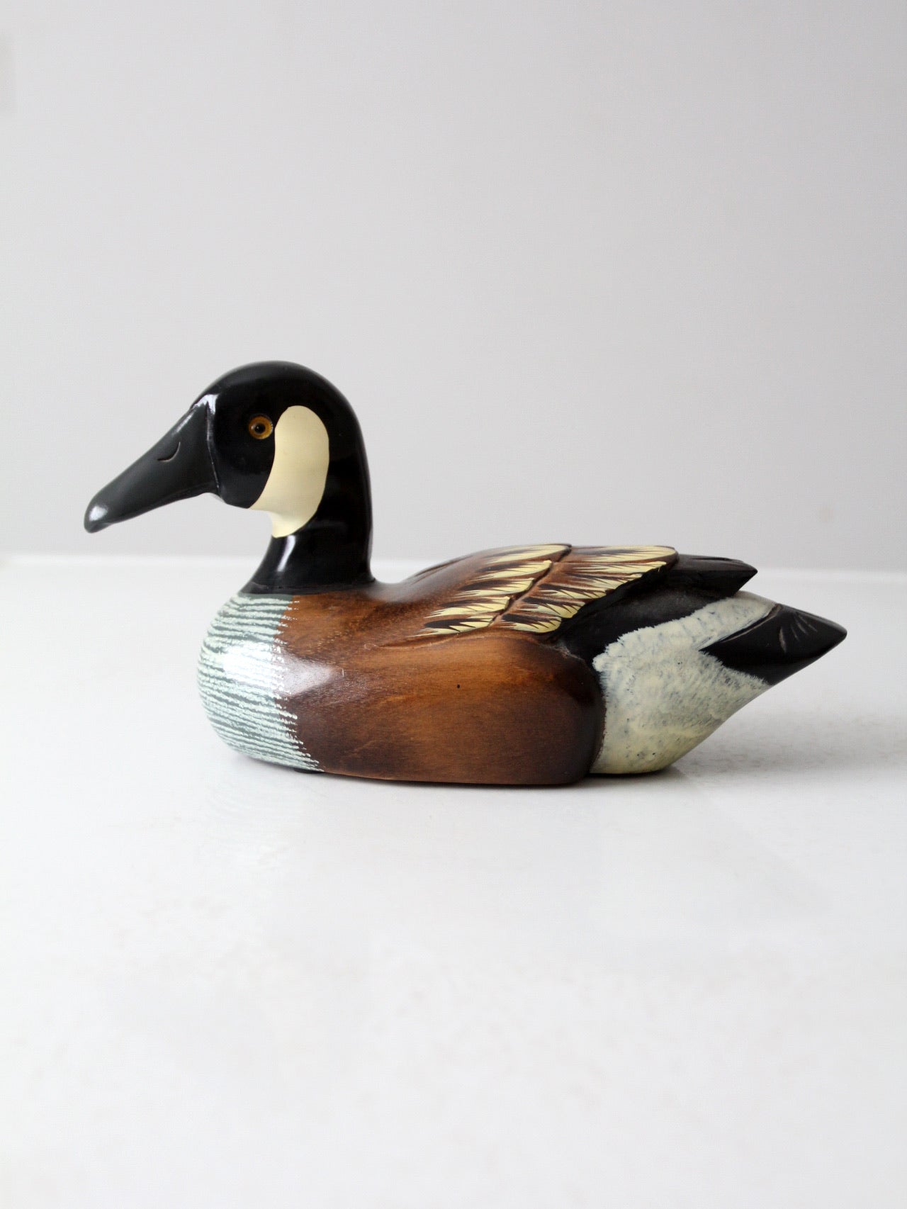 vintage hand painted duck decoy