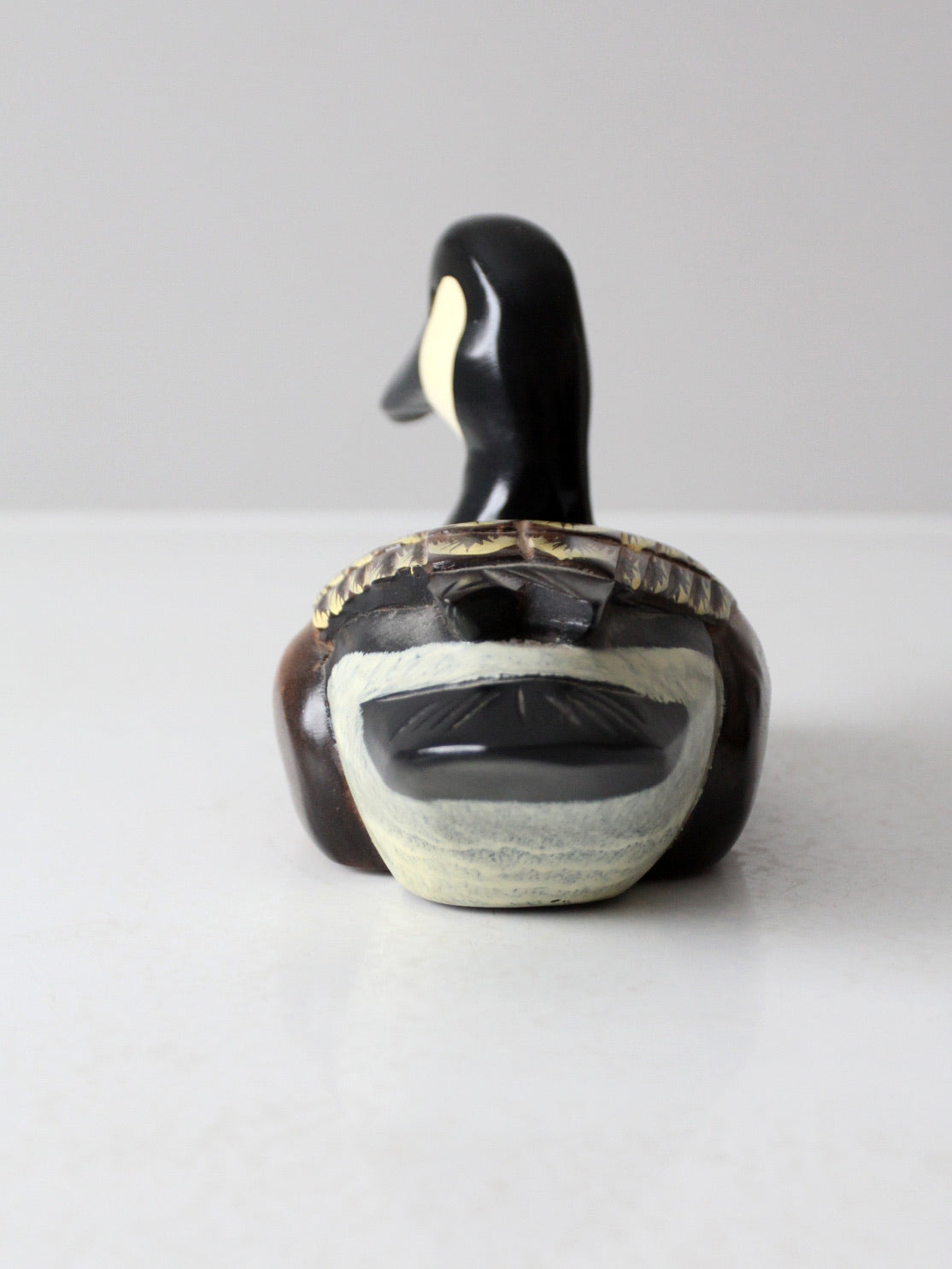 vintage hand painted duck decoy