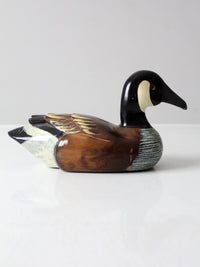 vintage hand painted duck decoy