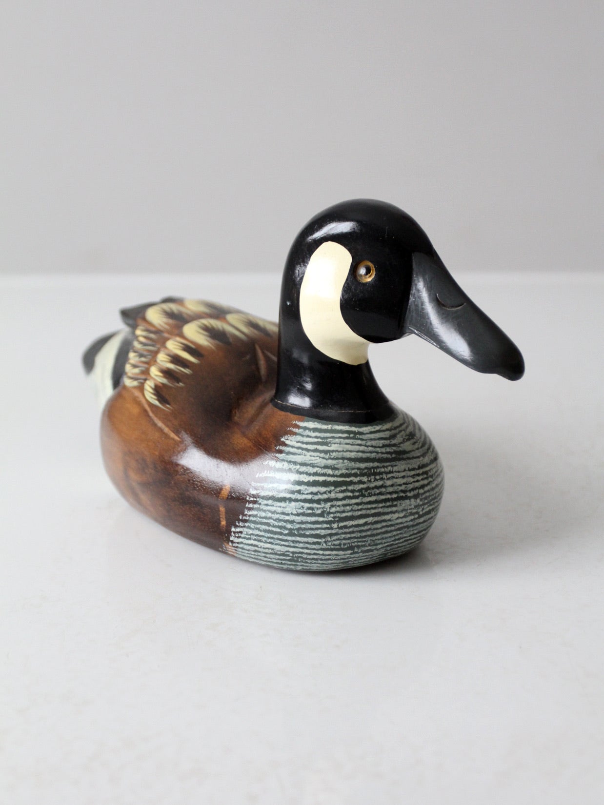 vintage hand painted duck decoy