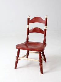 vintage kid's ladder back chair