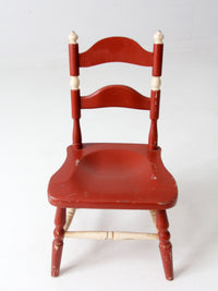 vintage kid's ladder back chair