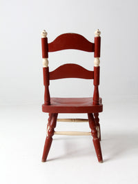 vintage kid's ladder back chair
