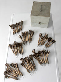 vintage Apex No 2 dart set with storage box