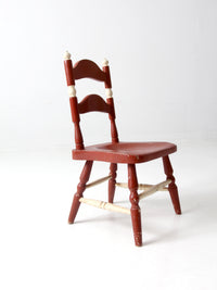 vintage kid's ladder back chair