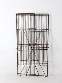vintage metal industrial metal shelving rack
