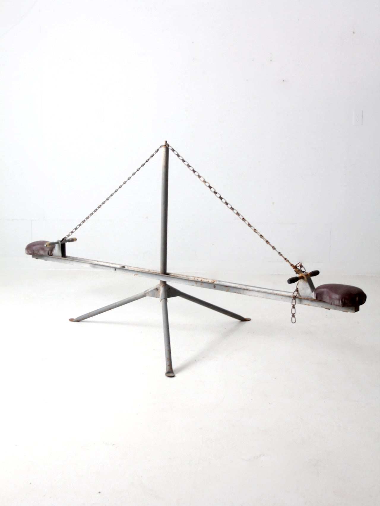 vintage hand-built seesaw