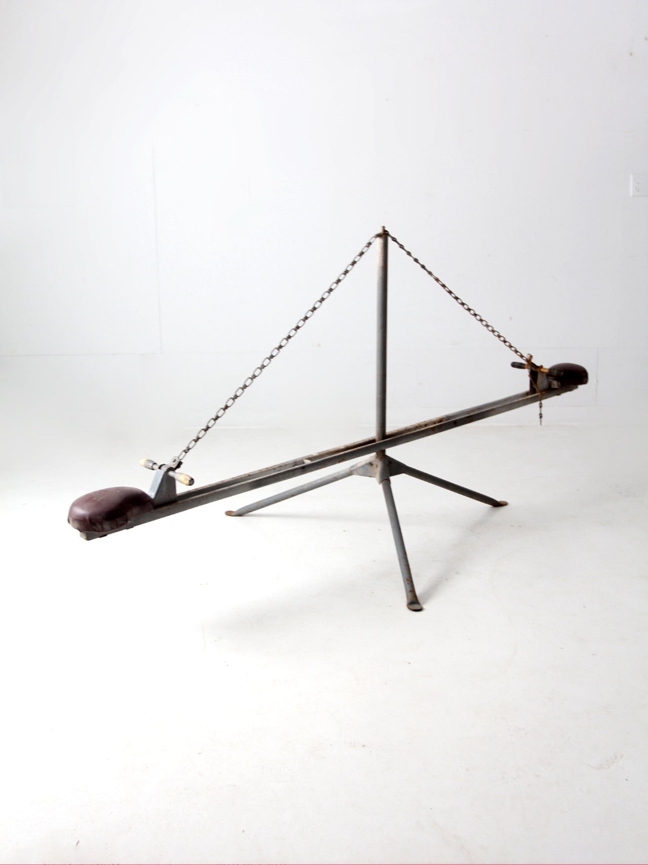 vintage hand-built seesaw