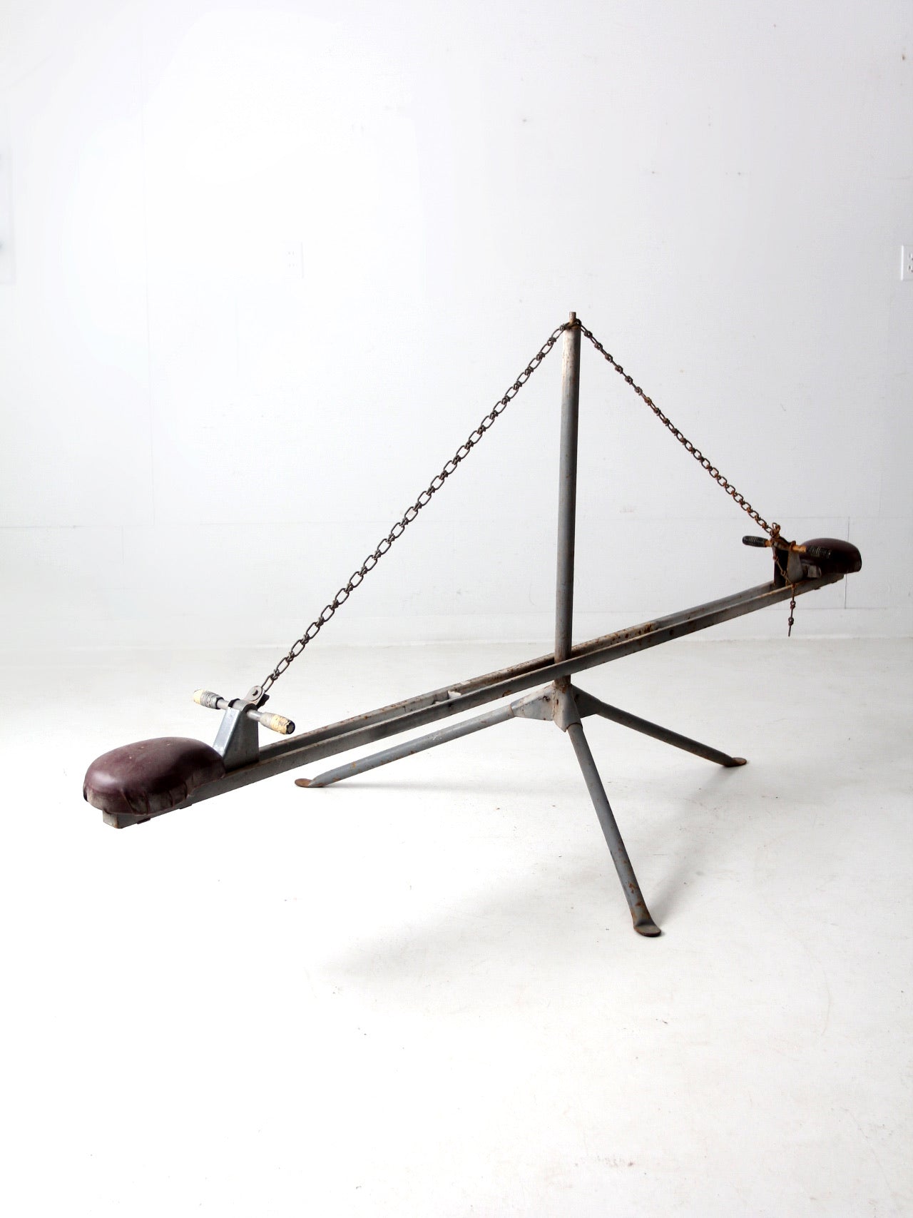 vintage hand-built seesaw