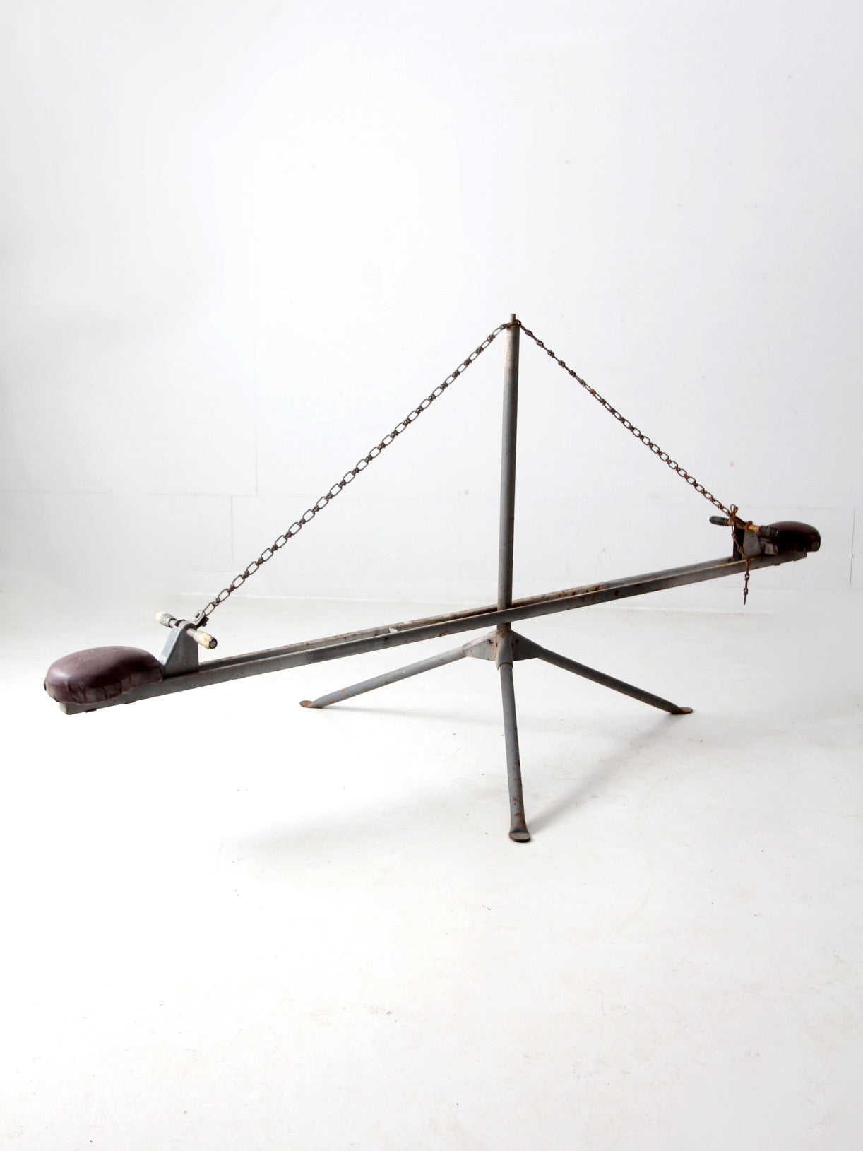 vintage hand-built seesaw