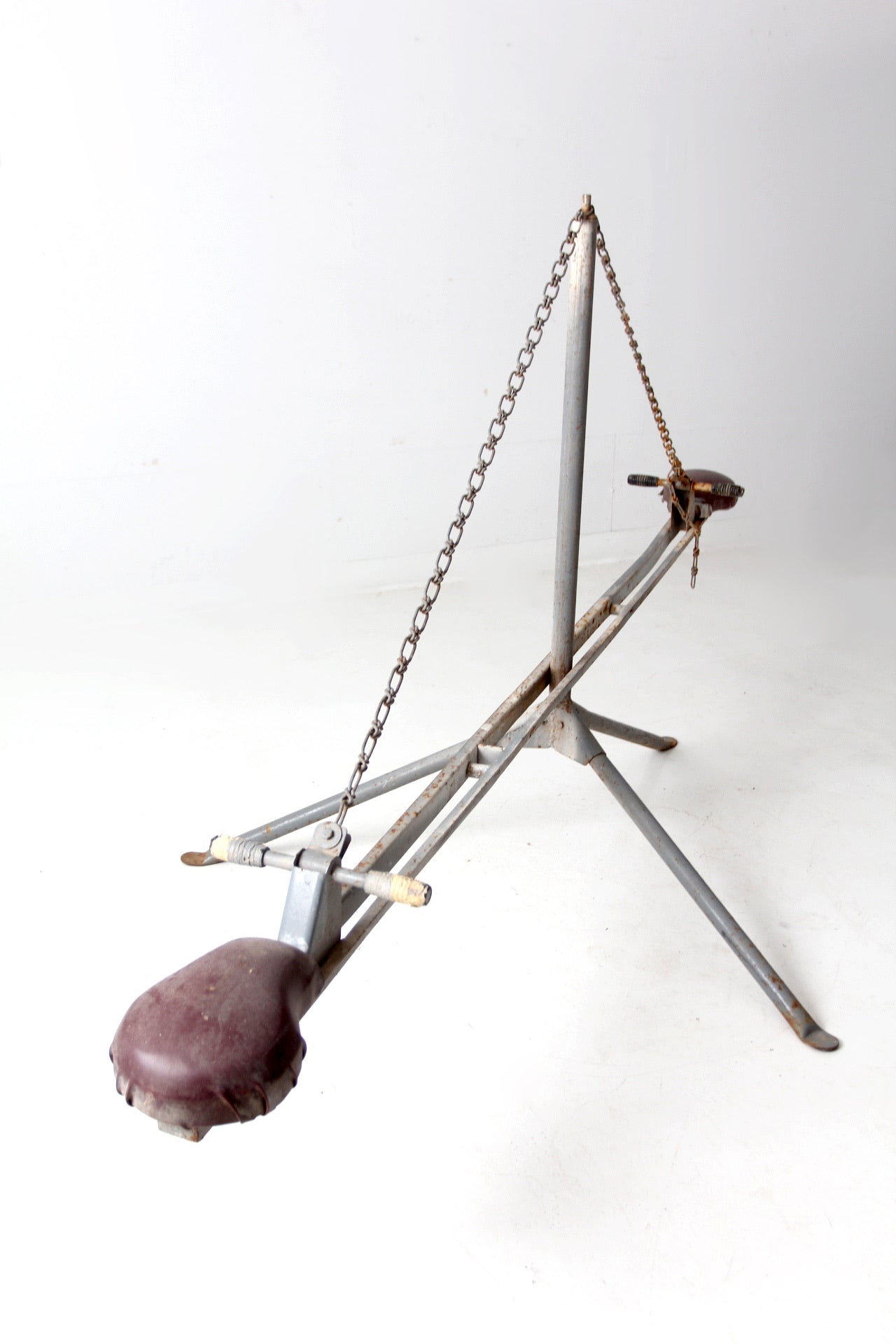 vintage hand-built seesaw