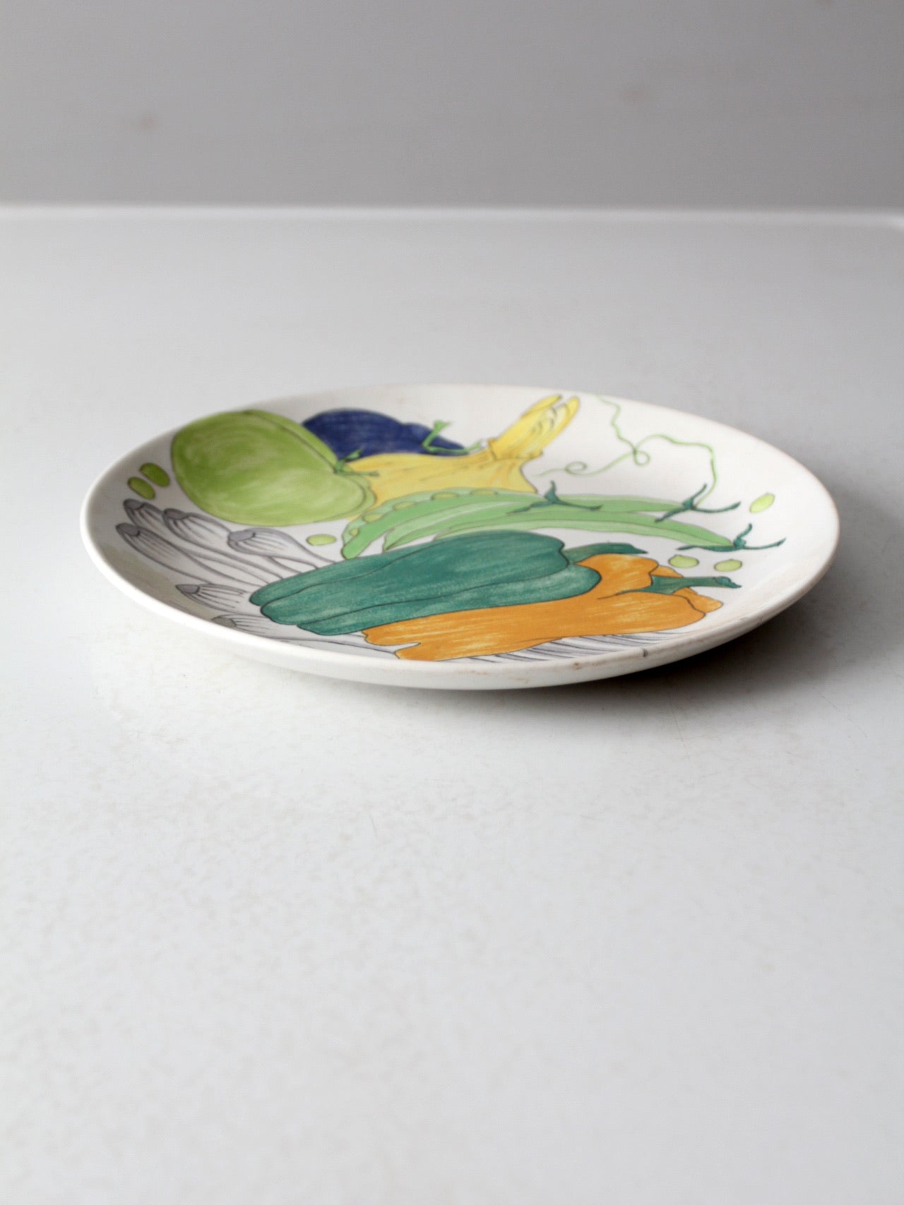 mid-century Italian Ernestine Salerno vegetable plate