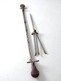 vintage hand-built seesaw