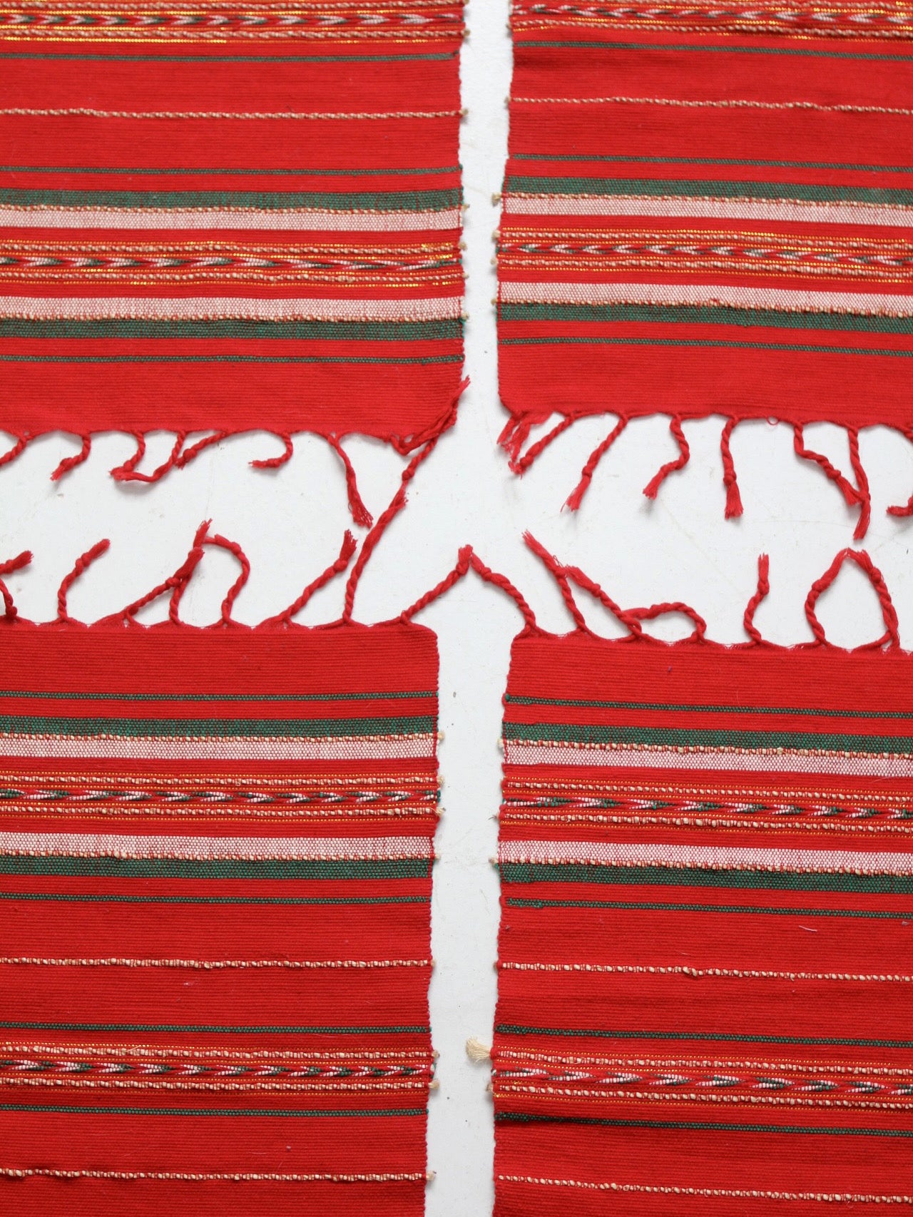 vintage Mexican woven placemats set of 6