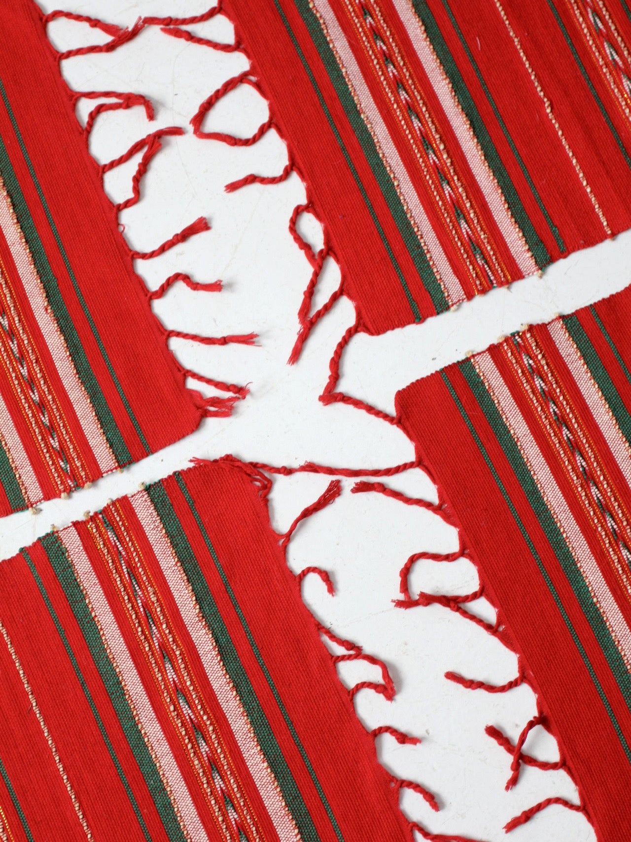 vintage Mexican woven placemats set of 6